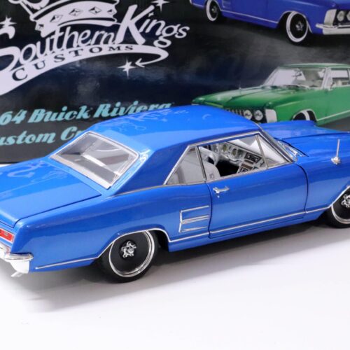 1:18 ACME 1964 Buick Riviera Coupe Custom Cruiser Southern Kings cosmic dust blue