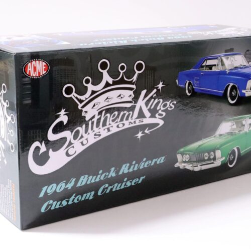 1:18 ACME 1964 Buick Riviera Coupe Custom Cruiser Southern Kings cosmic dust blue