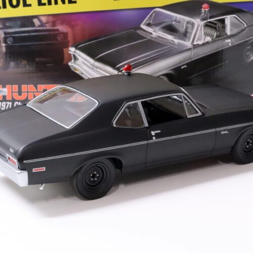 1:18 GMP 1971 Chevrolet Nova Coupe HUNTER TV Series matt black - Image 3