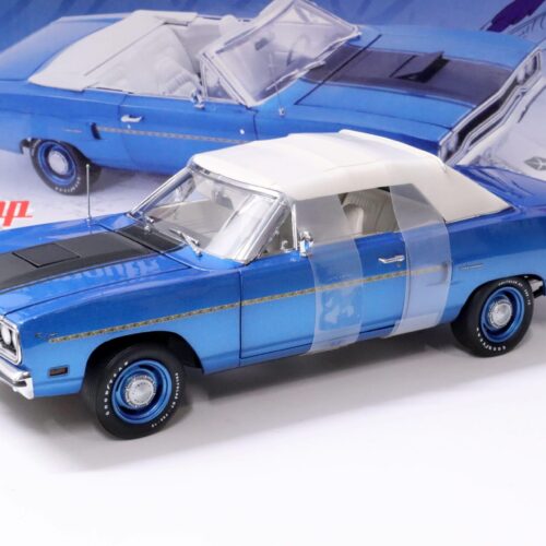 1:18 GMP 1970 Plymouth Road Runner Convertible 1 of1 Factory Produced blue