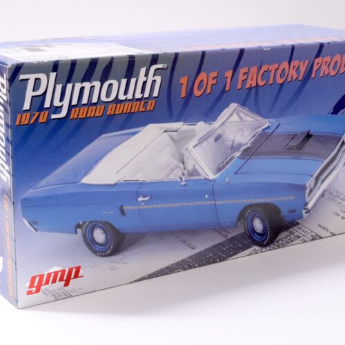 1:18 GMP 1970 Plymouth Road Runner Convertible 1 of1 Factory Produced blue