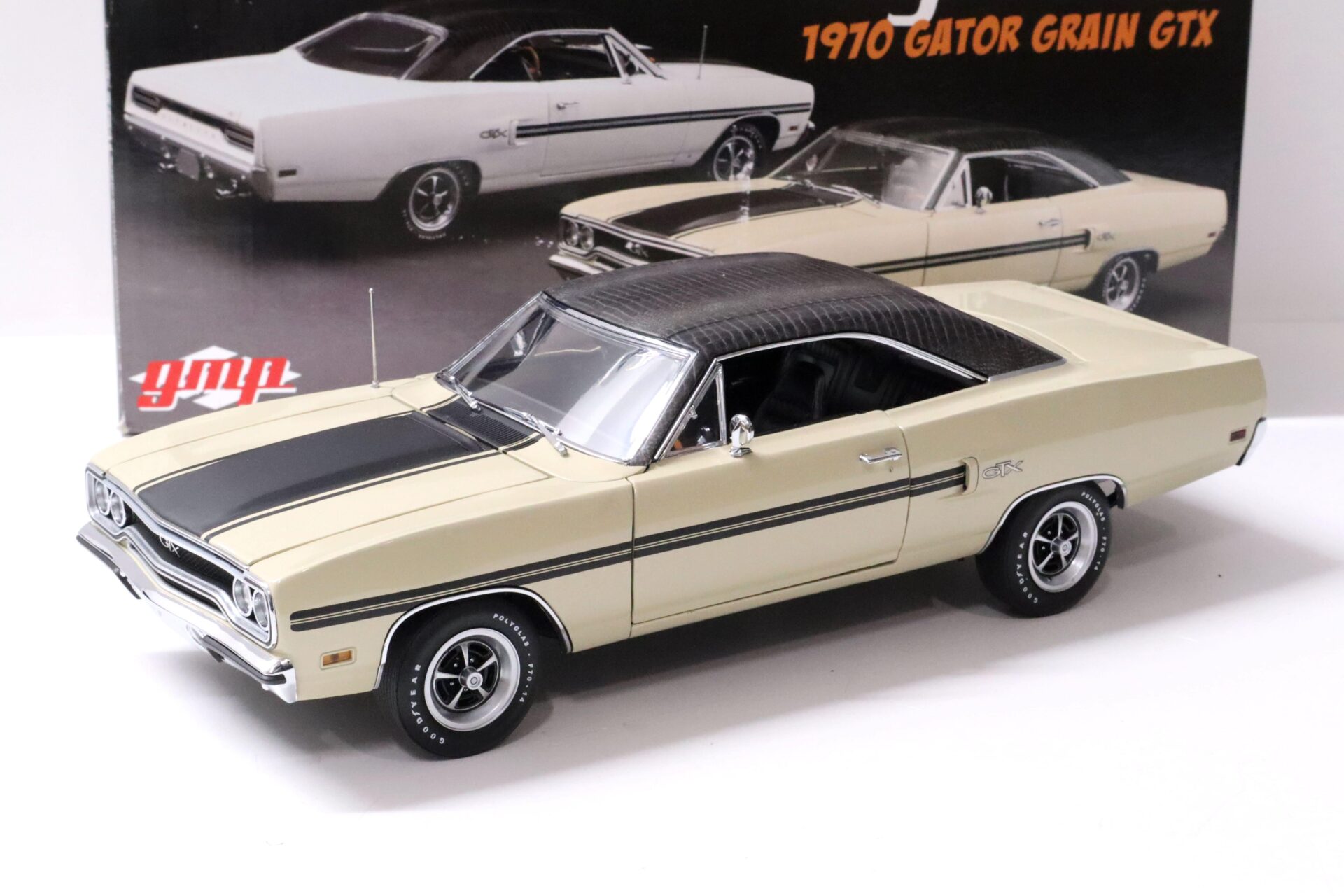 1:18 GMP 1970 Plymouth GTX “GATOR GRAIN” 440 Super pebble