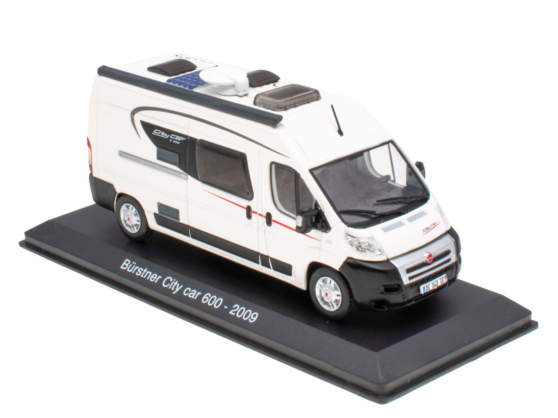 ID 63102 orig.jpg 1:43 Hachette IXO Camping Cars Bürstner City Car 600 Fiat Wohnmobil 2009
