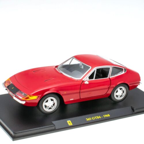 1:24 Hachette Bburago Ferrari Collection Ferrari 365 GTB4 red 1968 with display