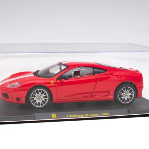 1:24 Hachette Bburago Ferrari Collection Ferrari Challenge Stradale red 2003 with display