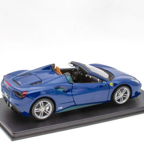 1:24 Hachette Bburago Ferrari Collection Ferrari 488 Spider Inspired by 166 Touring with display - Image 2