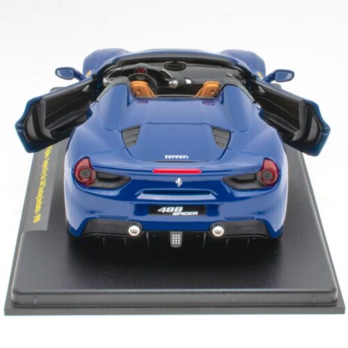 1:24 Hachette Bburago Ferrari Collection Ferrari 488 Spider Inspired by 166 Touring with display - Image 3