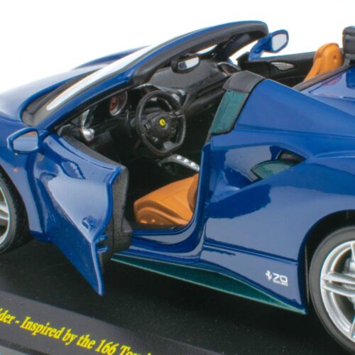 1:24 Hachette Bburago Ferrari Collection Ferrari 488 Spider Inspired by 166 Touring with display - Image 4