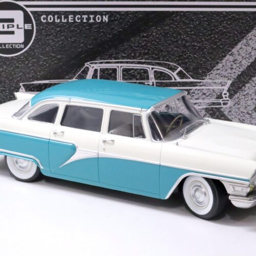 1:18 Triple9 1959 GAZ 13 Seagull Limousine turquoise/ white Die-Cast - Image 2