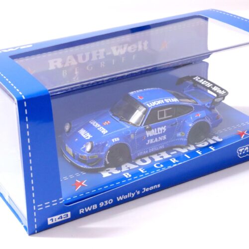 1:43 Tarmac Porsche 911 930 RWB RAUH-WELT Wally´s Jeans blue