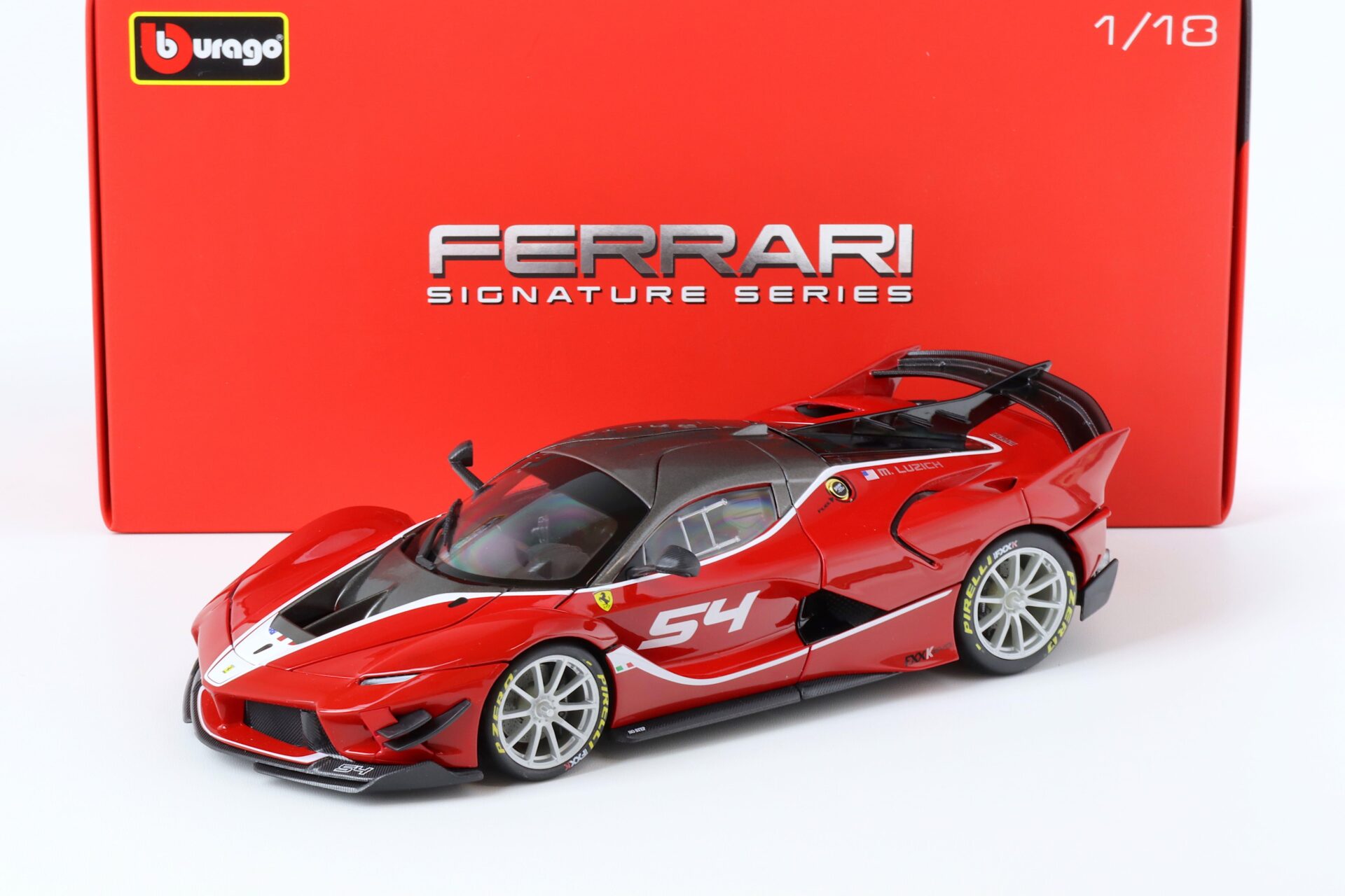 ID 63834 orig 1.jpg 1:18 Bburago Signature Ferrari FXX K EVO red/ black #54