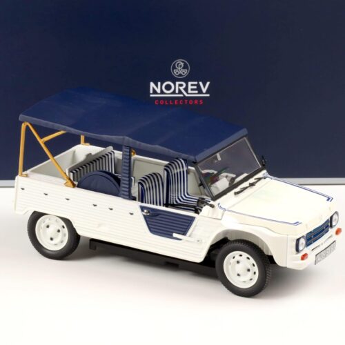1:18 Norev Citroen Mehari AZUR 1983 white/ blue 181516 - Image 2