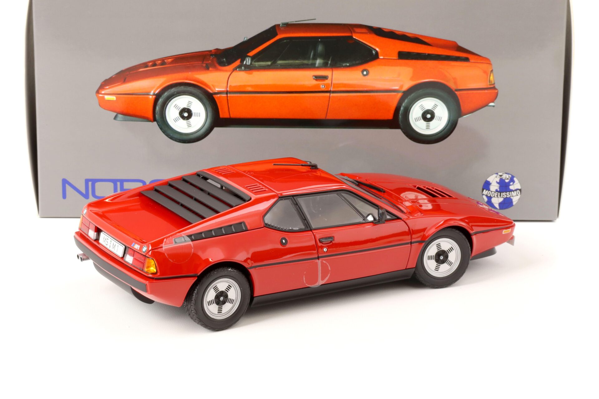 1:18 Norev BMW M1 Coupe red 1978 – Premium-Modelcars