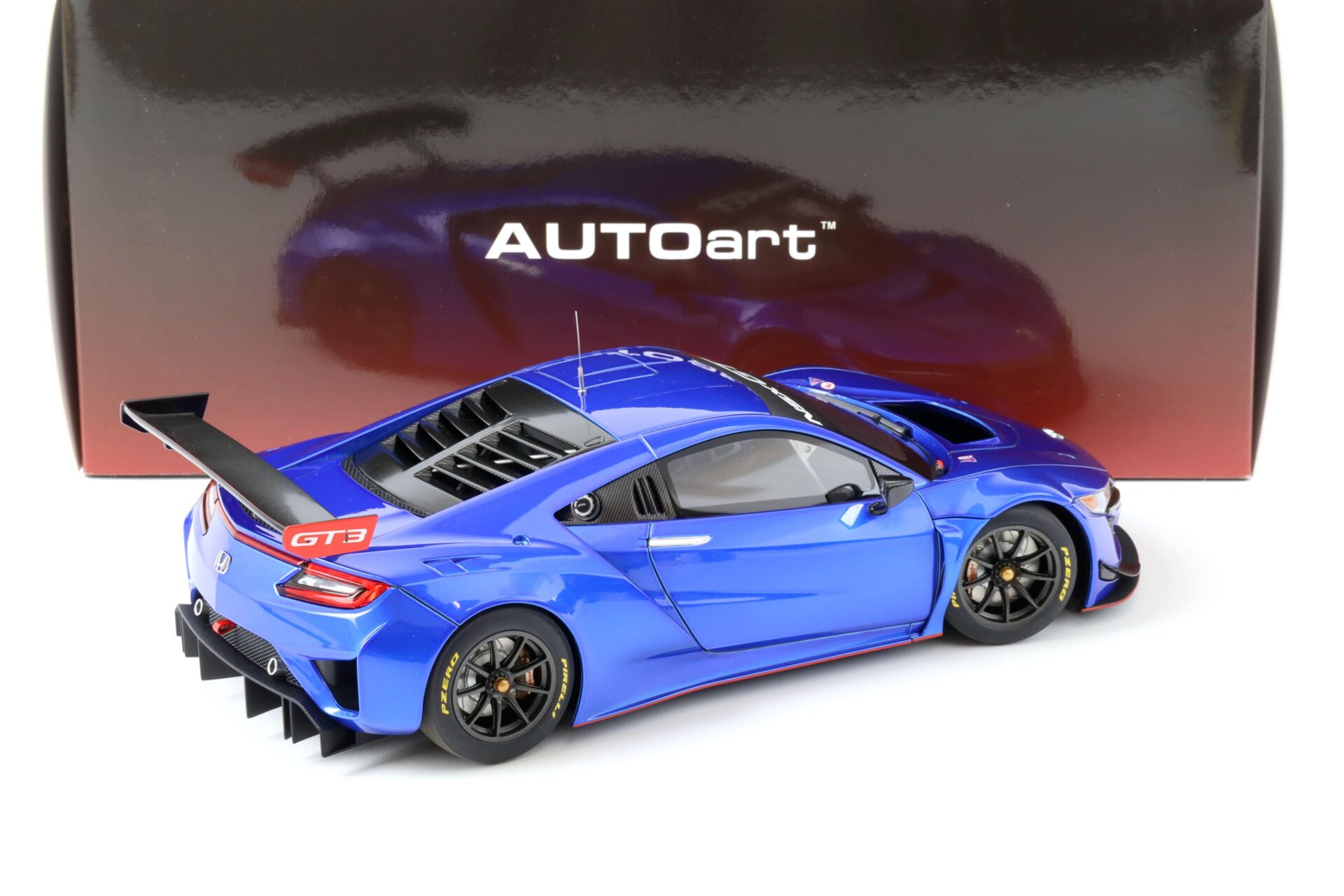 1:18 AUTOart Honda NSX GT3 Hyper blue/ Custom color 2018 - Premium ...