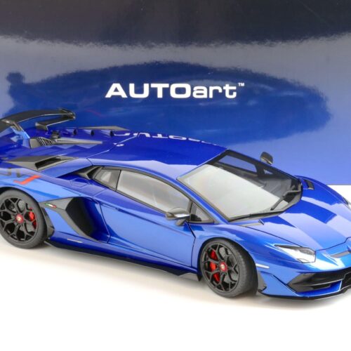 1:18 AUTOart Lamborghini Aventador SVJ 2019 blu Nethuns/ metallic blue