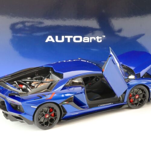 1:18 AUTOart Lamborghini Aventador SVJ 2019 blu Nethuns/ metallic blue