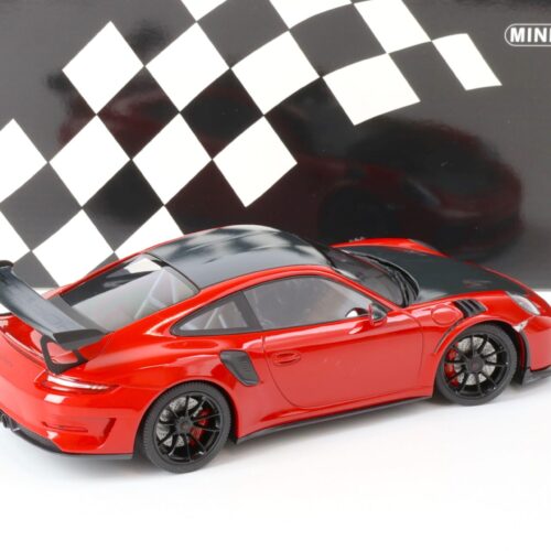 1:18 Minichamps Porsche 911 (991.2) GT3 RS Weissach Package red/ black wheel