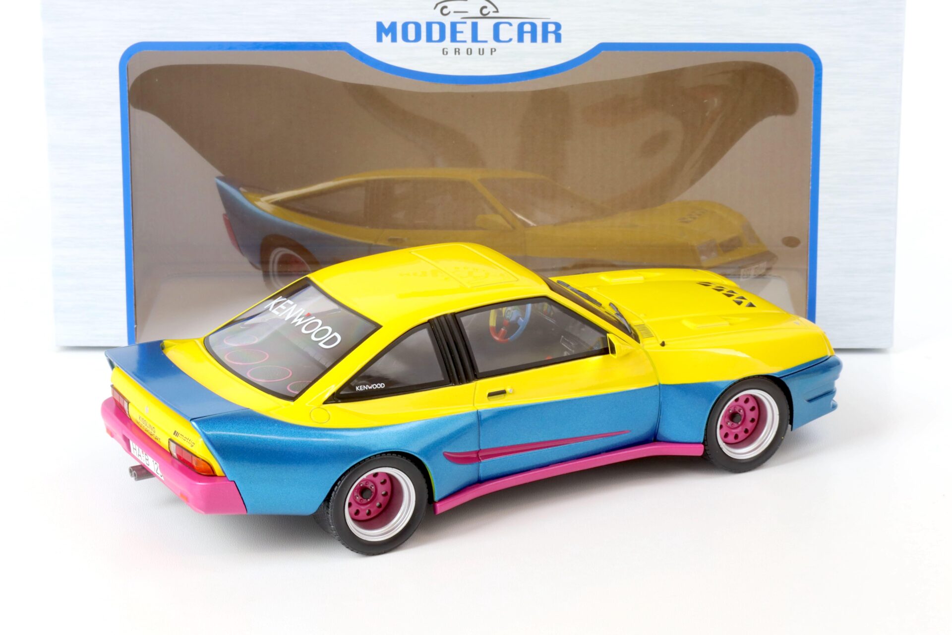 1:18 MCG Opel Manta B Mattig 1991 yellow/ blue MANTA MANTA