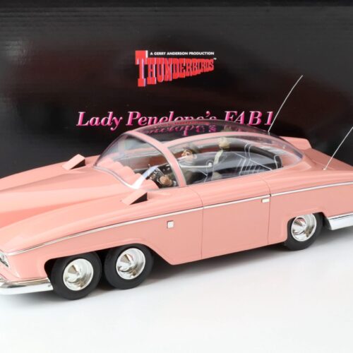 1:18 AMIE Rolls Royce Lady PenelopeÂ´s FAB1 Thunderbirds pink with figures