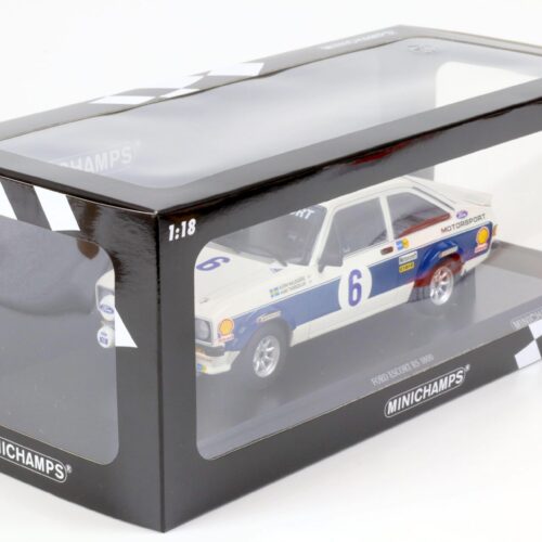 1:18 Minichamps Ford Escort RS 1800 Waldegard #6 Winner Acropolis Rally 1977 - Image 4