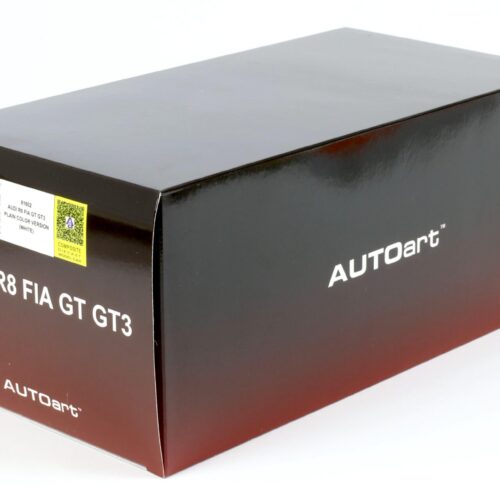 1:18 AUTOart Audi R8 LMS FIA GT GT3 Plain Color Version white 81602