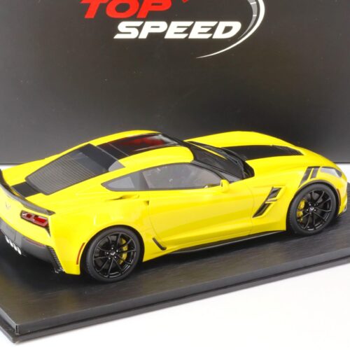 1:18 TOP SPEED Chevrolet Corvette Grand Sport Corvette Racing yellow TS0119