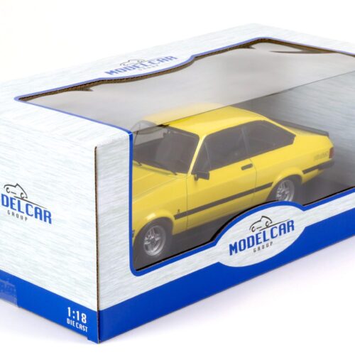 1:18 MCG Ford Escort MK II RS 2000 LHD yellow