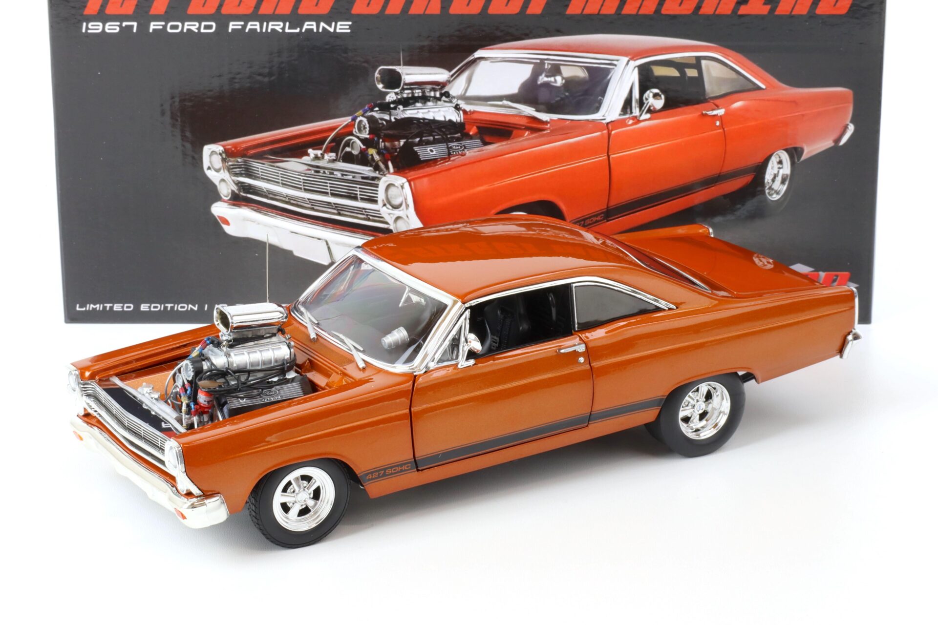 1:18 GMP 1967 Ford Fairlane 427 SOHC Street Machine burnt orange metallic