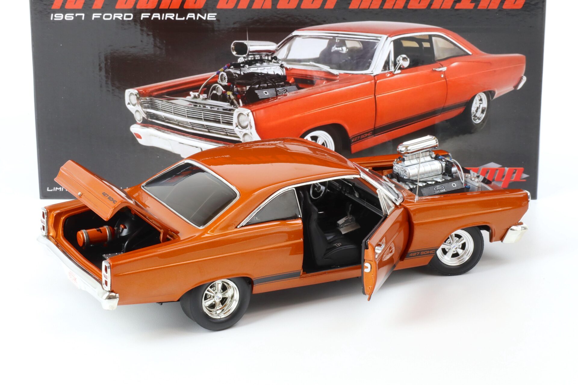 1:18 GMP 1967 Ford Fairlane 427 SOHC Street Machine burnt orange metallic