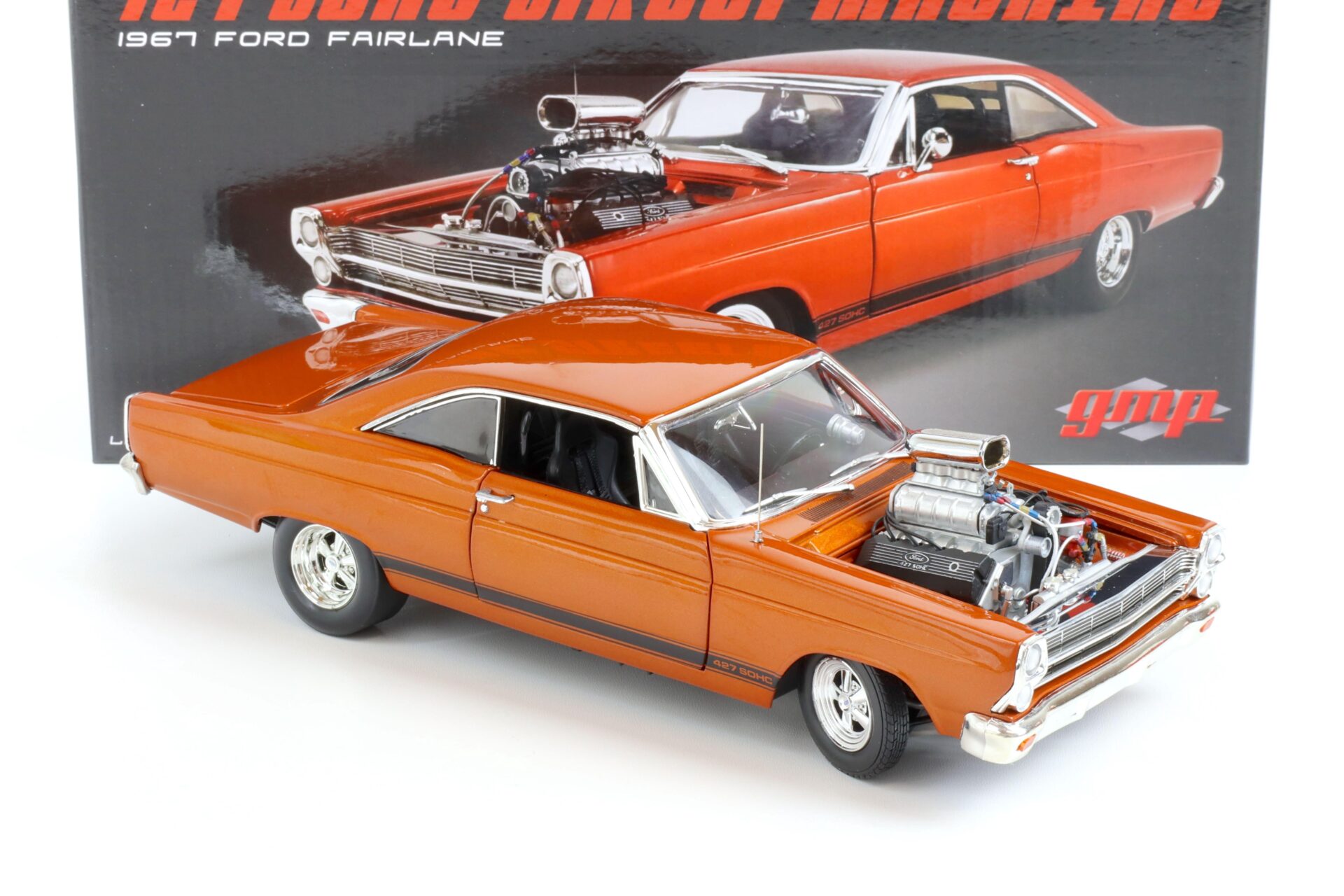 1:18 GMP 1967 Ford Fairlane 427 SOHC Street Machine burnt orange metallic