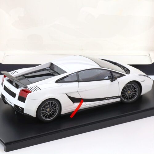 1:18 AUTOart Lamborghini Gallardo Superleggera Monocerus/ metallic white