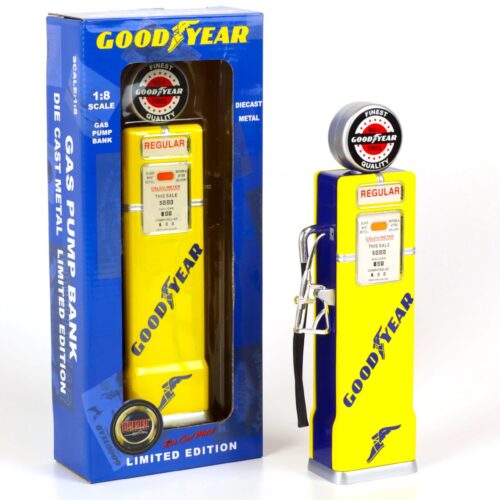 1:8 Golden Wheel Accessories Gas Pump Bank Gas pump GOODYEAR yellow/ blue - Image 1