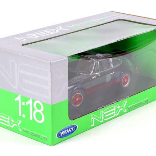 1:18 Welly 1973 Porsche 911 Carrera RS black/ red