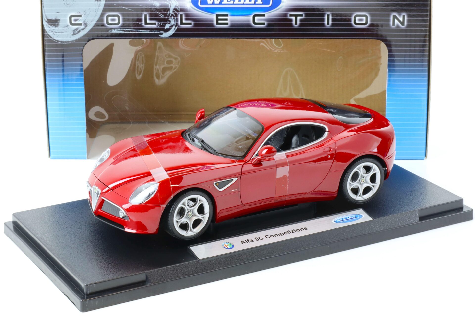 1:18 Welly Alfa Romeo 8C Competizione Coupe red