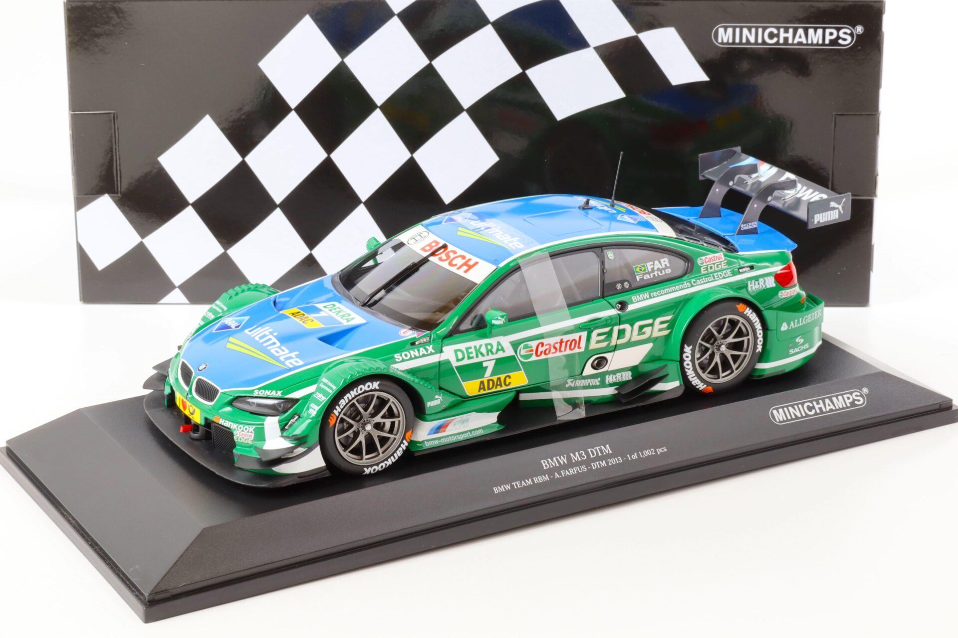 ID 69168 orig 1.jpg 1:18 Minichamps BMW M3 DTM Team RBM A.Farfus #7 DTM 2013 Castrol