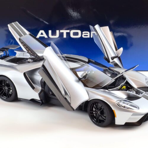 1:12 AUTOart Ford GT 2017 ingot silver/ black stripes 12108 - Image 3