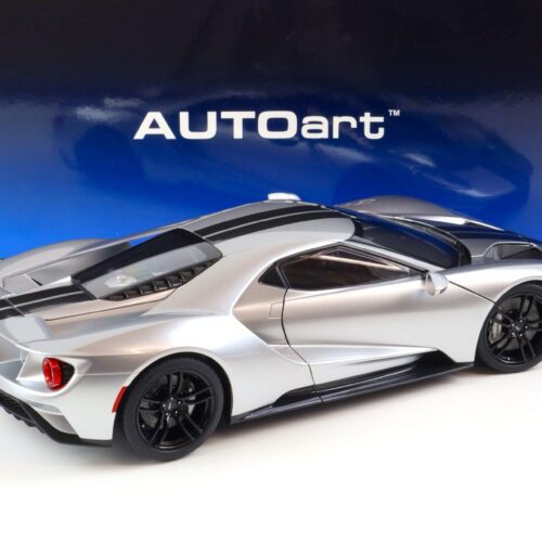 1:12 AUTOart Ford GT 2017 ingot silver/ black stripes 12108 - Image 5