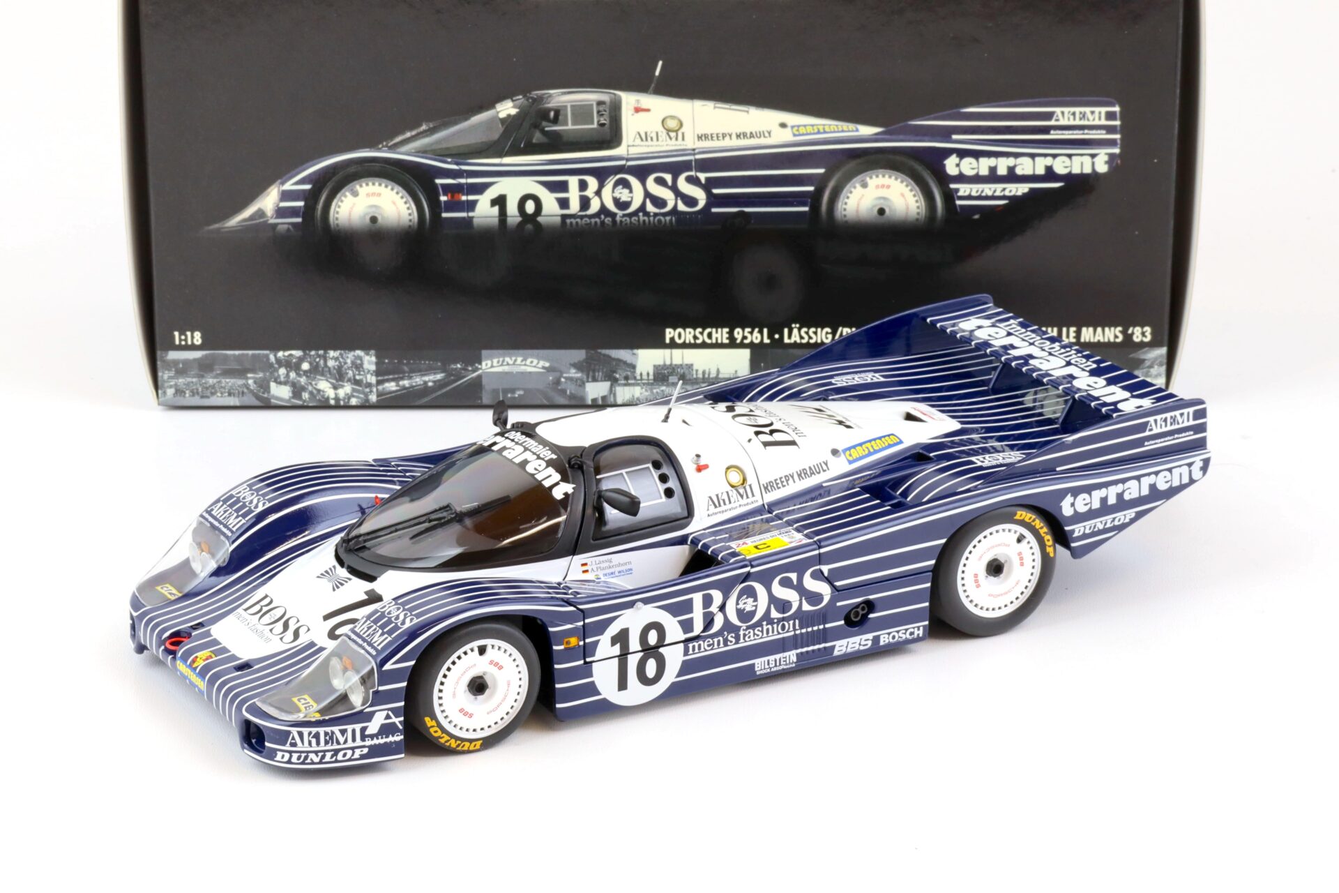 ID 70045 orig 1.jpg 1:18 Minichamps Porsche 956L 24h Le Mans 1983 Lässig/Plankenhorn/Wilson BOSS