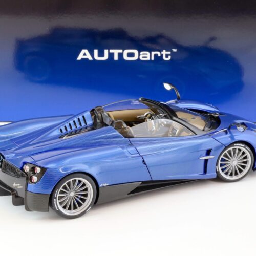 1:18 AUTOart Pagani Huayra Roadster Blu Tricolore Carbon Fiber blue 78286