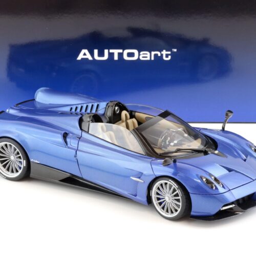 1:18 AUTOart Pagani Huayra Roadster Blu Tricolore Carbon Fiber blue 78286
