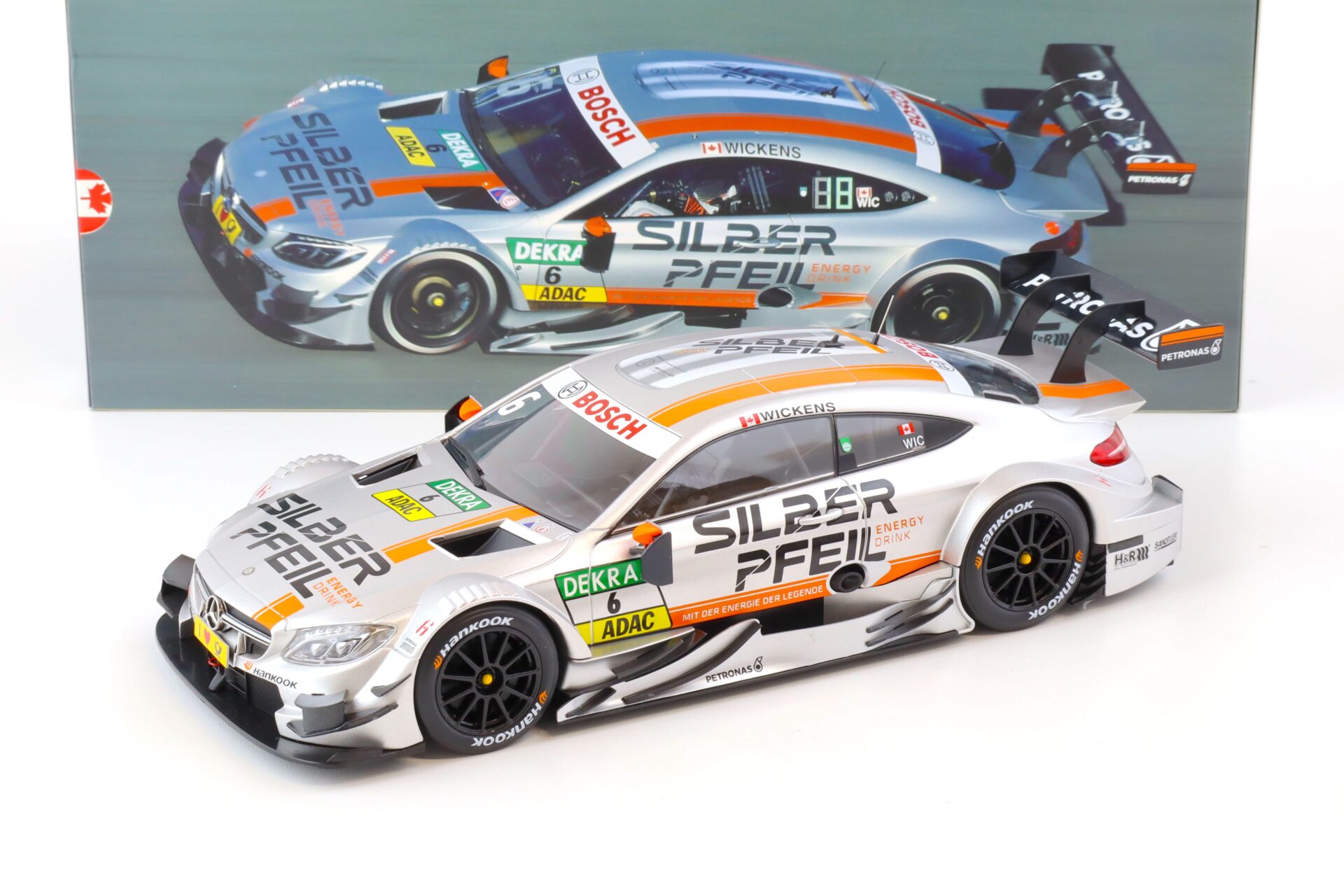 1:18 AutoCult SILBERPFEIL Energy Mercedes C63 AMG DTM Wickens 2016 #6 DEALER VERSION