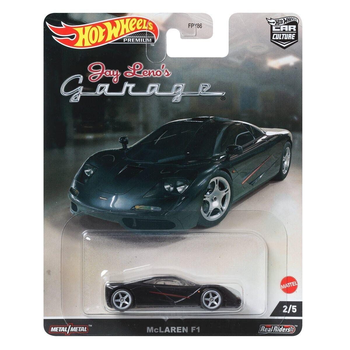 1:64 Hot Wheels 2022 Jay LenoÂ´s Garage McLAREN F1 Road Car black
