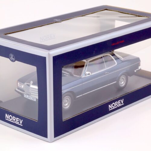 1:18 Norev Mercedes 280 CE Coupe 1980 blue metallic 183589 - Image 4