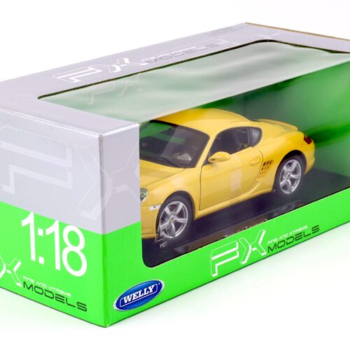 1:18 Welly Porsche Cayman S yellow 2006