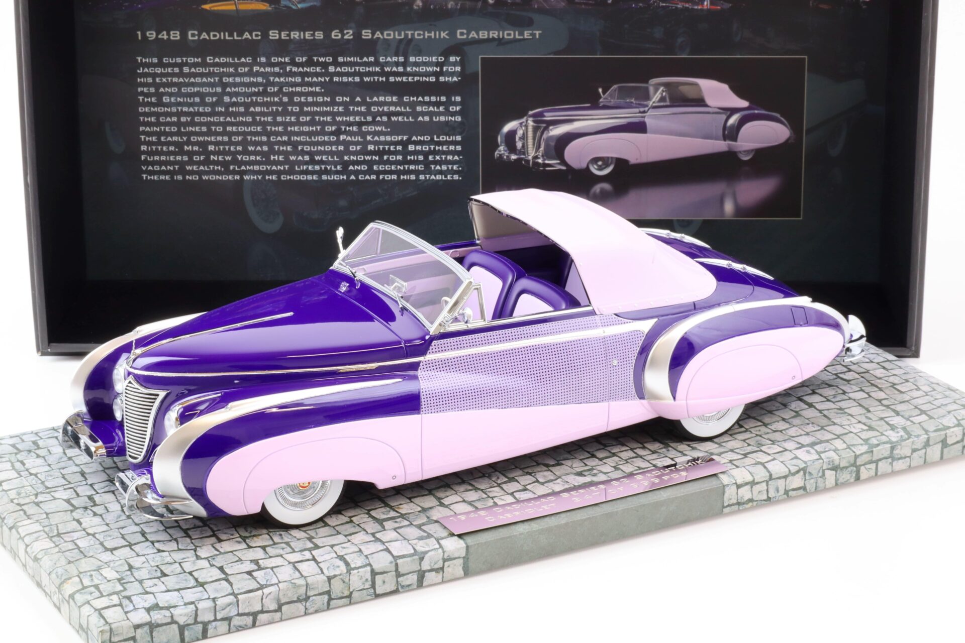ID 72361 orig 1.jpg 1:18 Minichamps 1948 Cadillac Series 62 Cabriolet Blackhawk Museum Collection