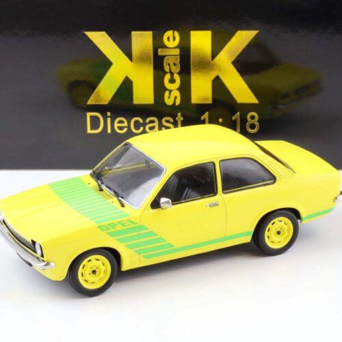 1:18 KK-Scale Opel Kadett C Swinger 1975 yellow/ green - Image 1