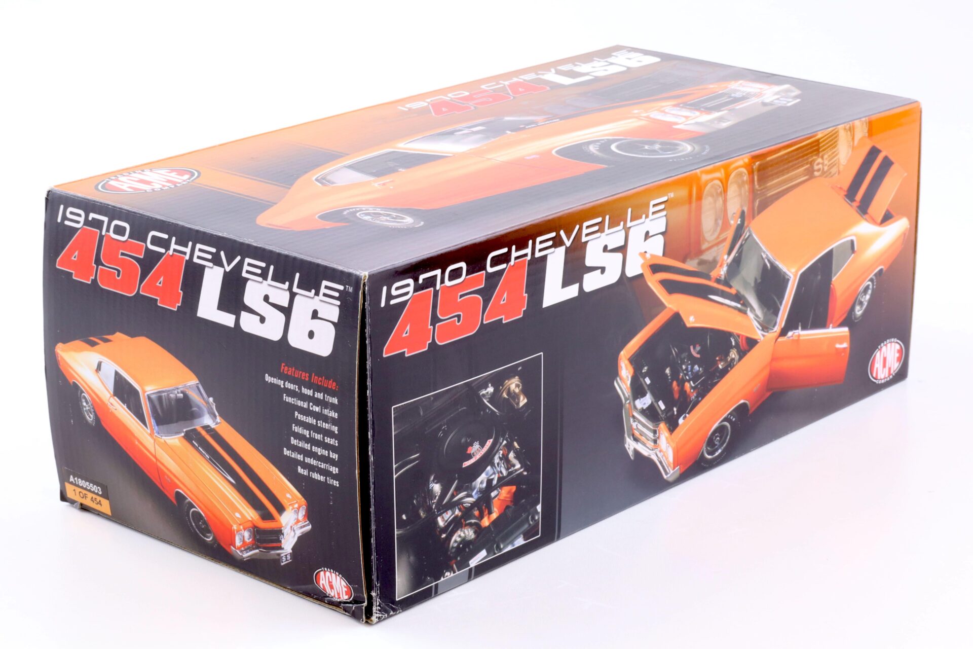 1:18 ACME 1970 Chevrolet Chevelle SS 454 LS6 orange/ black