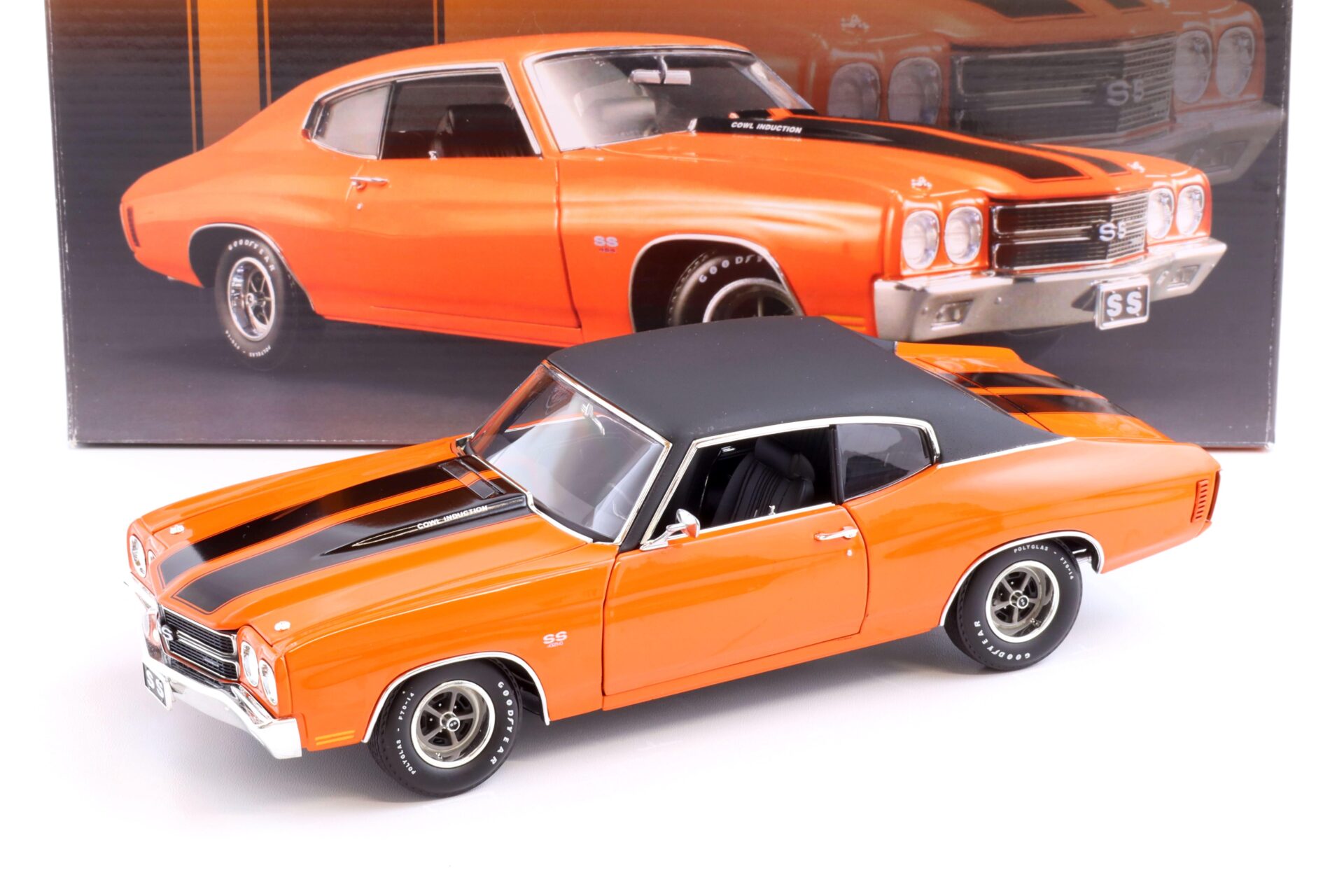 1:18 ACME 1970 Chevrolet Chevelle SS 454 LS6 orange/ black