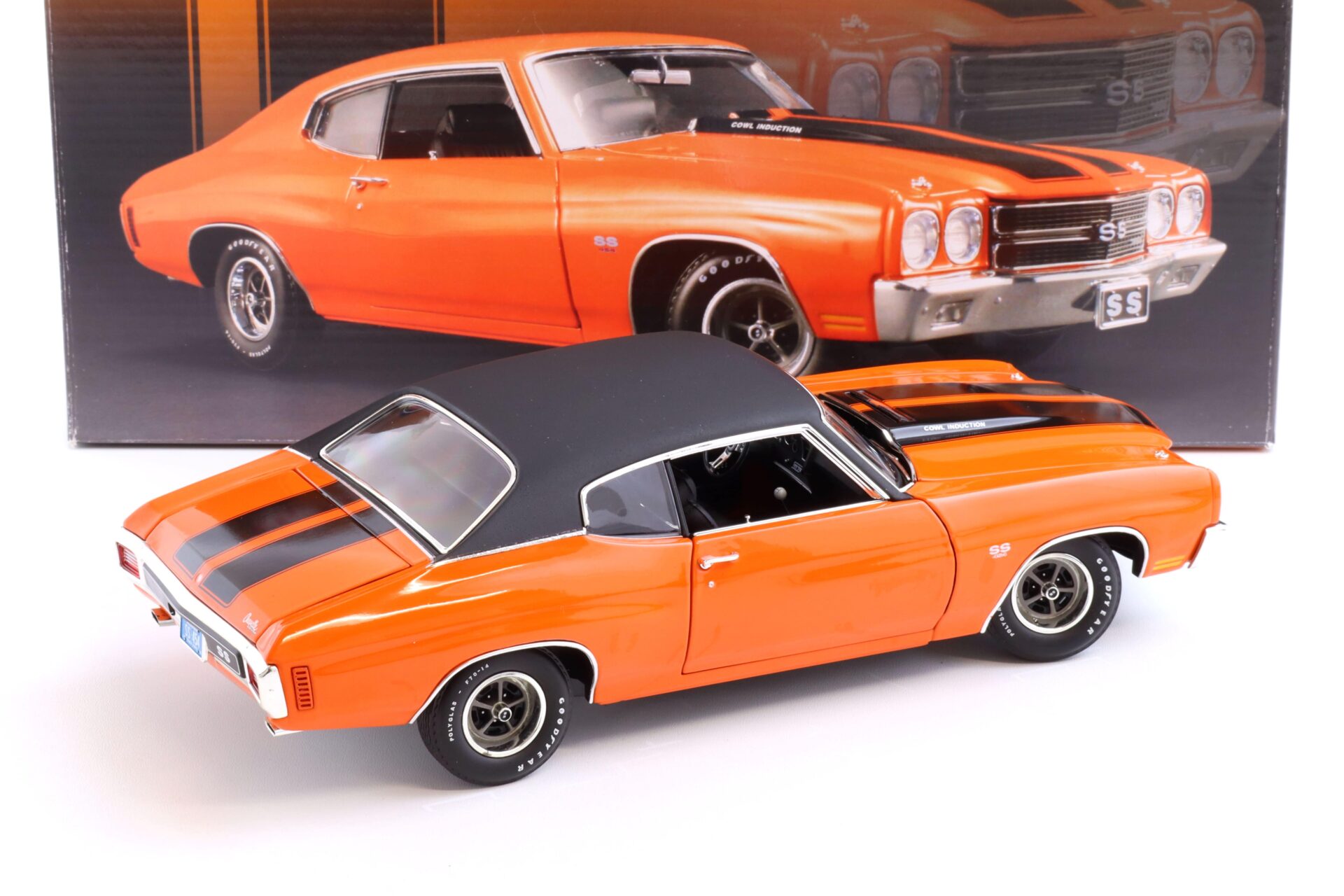 1:18 ACME 1970 Chevrolet Chevelle SS 454 LS6 orange/ black