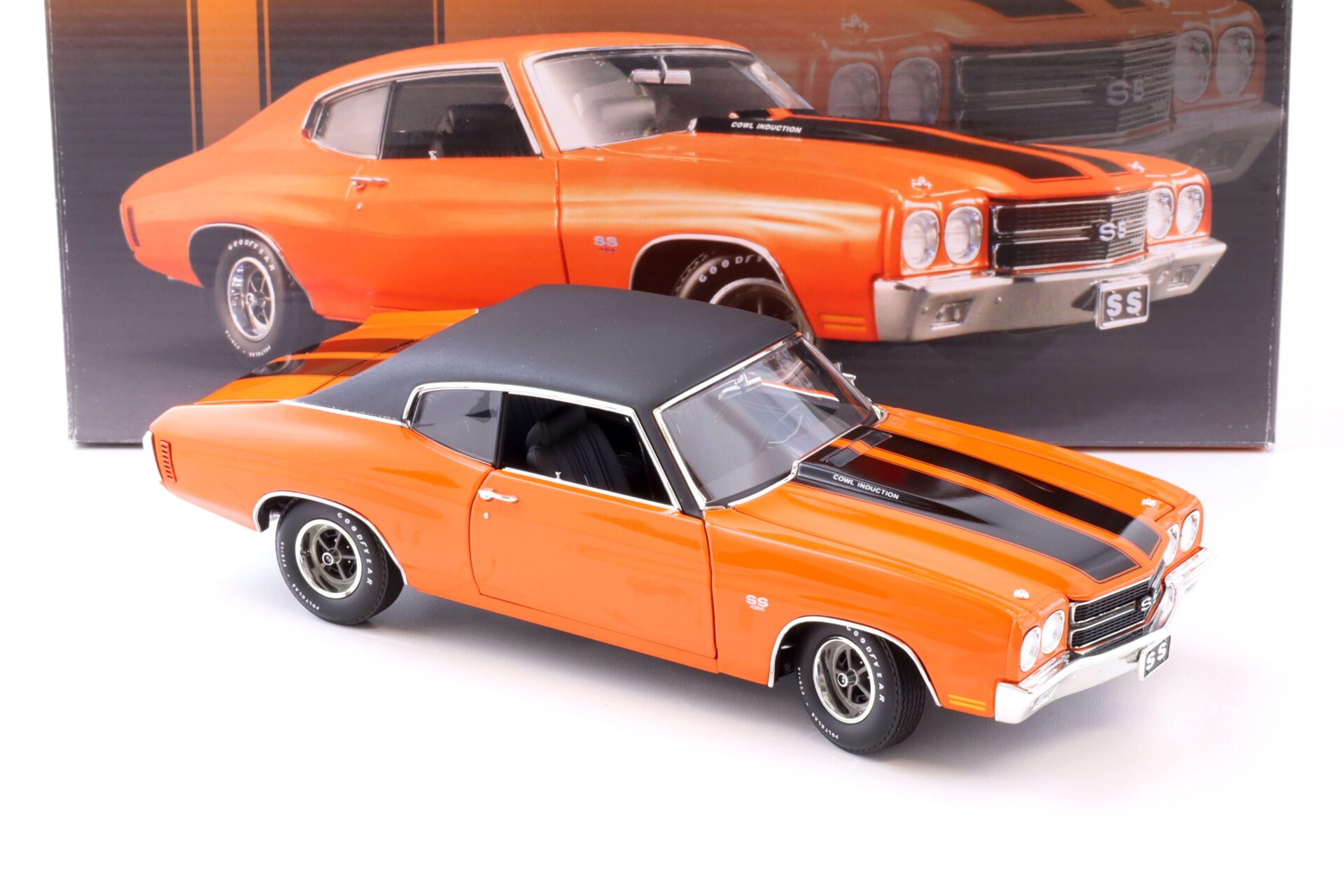 1:18 ACME 1970 Chevrolet Chevelle SS 454 LS6 orange/ black
